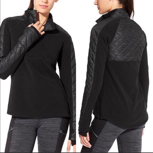 Athleta Vortex Fleece Pullover Jacket 